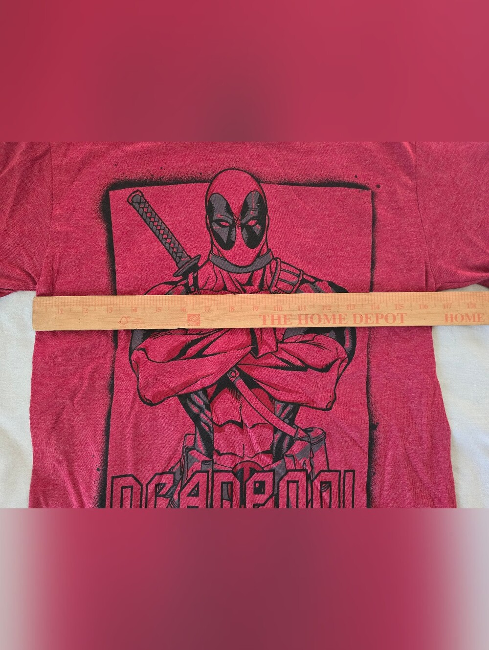 Marvel Deadpool Graphic Tee - Red - Picture 5 of 6